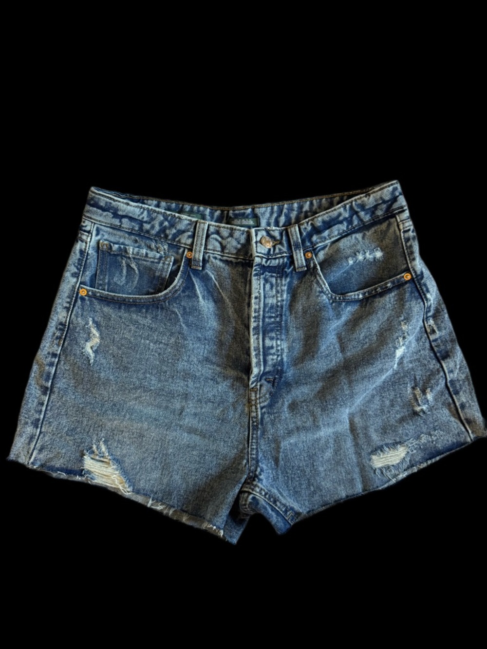 wild fable Distressed Denim Jean Shorts in Blue